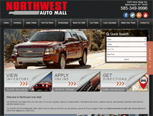 Tablet Screenshot of mynorthwestautomall.com